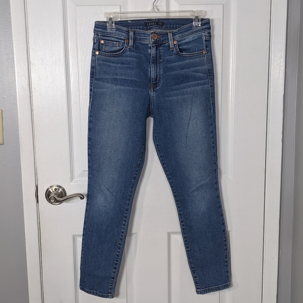 Level 99‎ by Anthropologie High Rise Skinny Jeans in Nostalgic Blue Size 6 / 28